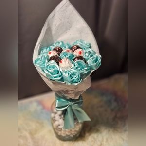 customized ribbon roses